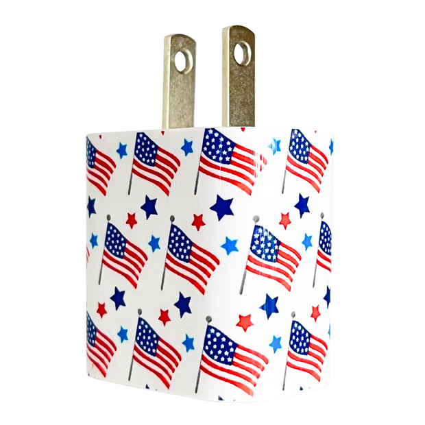 Celebrate Independence day with our American Flag charger