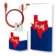 Lone Star State Phone Charger Gift Set