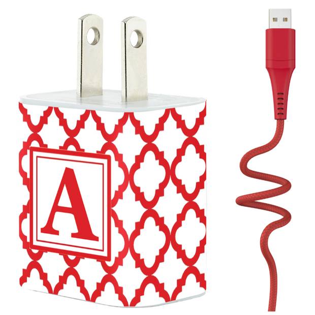 Scarlet Lace Letter Set - Classy Chargers