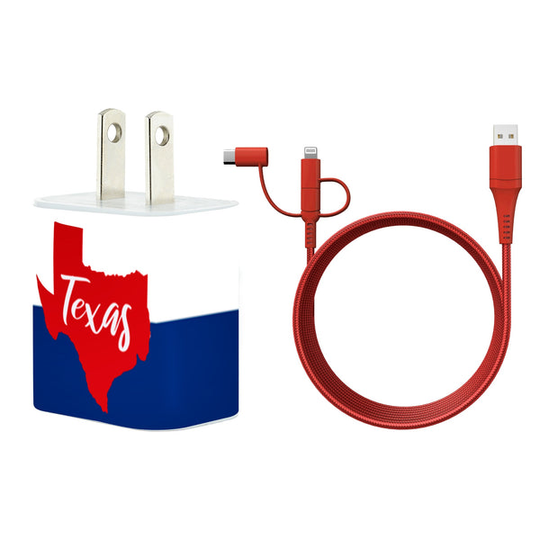 Lone Star State Phone Charger Gift Set