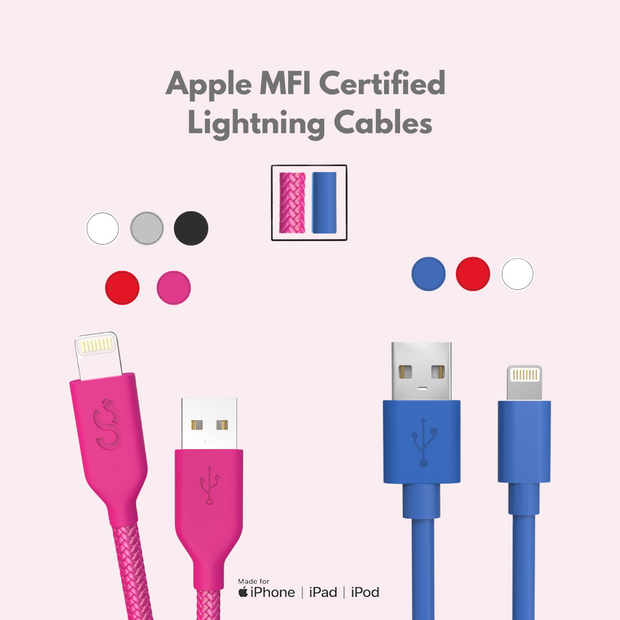 Monogram Baseball Rope Phone Charger