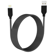 Lightning Cable Black Nylon - MFI Certified - 6 FT