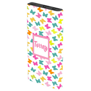 Monogram Spring Butterfly Power Bank - Classy Chargers