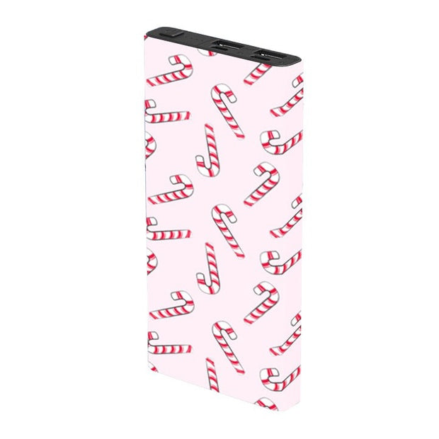 Pink Candy Cane Power Bank - Classy Chargers