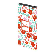 Monogram Coral Bouquet Power Bank - Classy Chargers