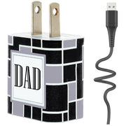 Dad Blocks Phone Charger Gift Set - Classy Chargers