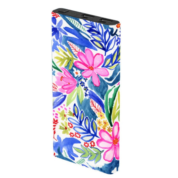 Ditsy Flower Power Bank - Classy Chargers