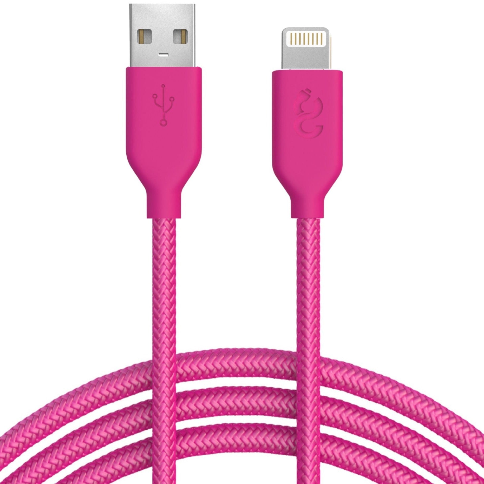 Portable Charger Pink Iphone Cable Amazon Basics Nylon USB-A To