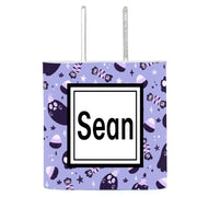Monogram Trick or Treat Charger
