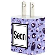 Monogram Trick or Treat Charger