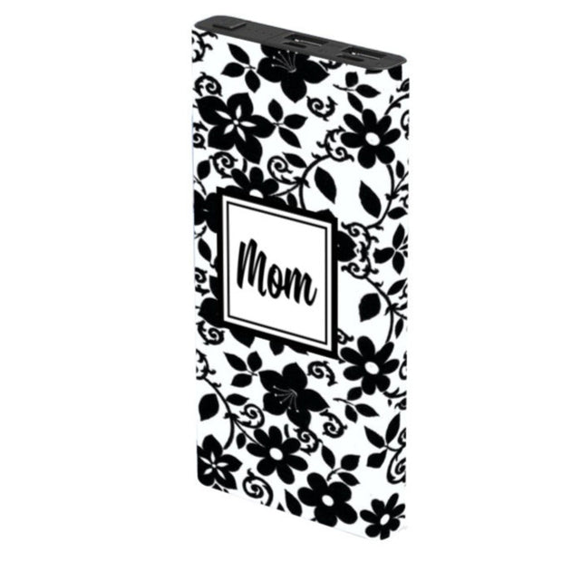 Mom Lovely Lilies Power Bank - Classy Chargers