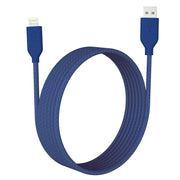 Navy Blue Lightning Cable 6 FT - Classy Chargers