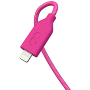 Lightning Cable Hot Pink Nylon - MFI Certified - 6 FT