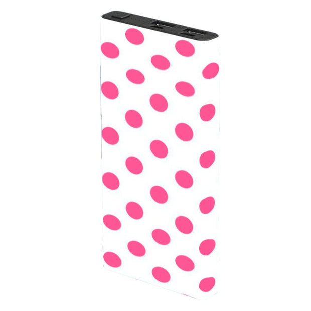 Pink Polka Dot Power Bank - Classy Chargers