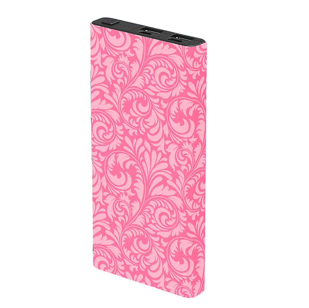 Pink Swirl Power Bank - Classy Chargers