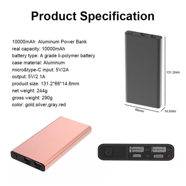 Red Daisy Power Bank
