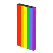 Rainbow Stripe Power Bank -  Classy Chargers