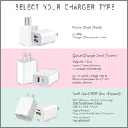 Spring Squares Phone Charger