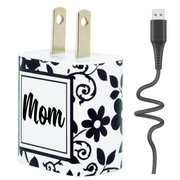Mom Lilies Phone Charger Gift Set - Classy Chargers