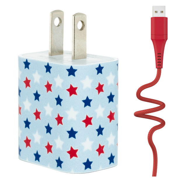 Patriotic Stars Gift Set - Classy Chargers