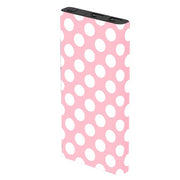 Soft Pink Dot Power Bank - Classy Chargers