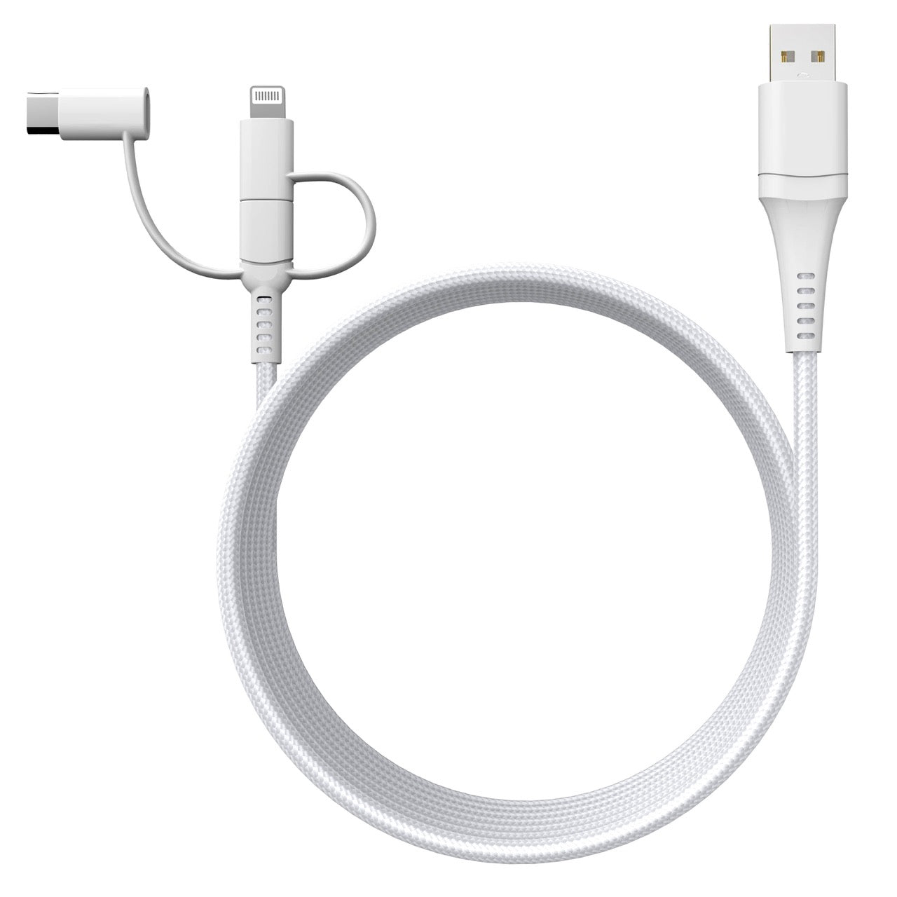 Monogram Pinstripe Tech Kit - Classy Chargers