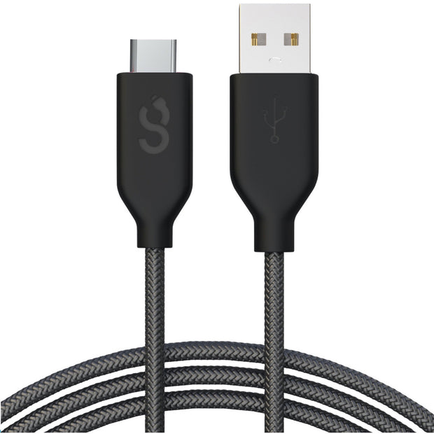 Type C  Cable, Black 6 FT - Classy Chargers