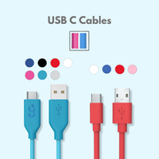 Silver Stripe Phone Charger