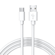Type C to USB A Cable, White - 6 FT Classy Chargers