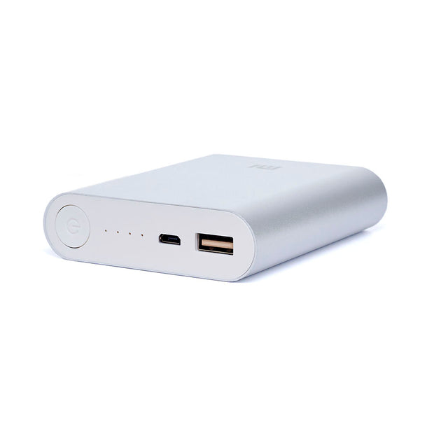 Monogram Blue Dot Quatrefoil Power Bank
