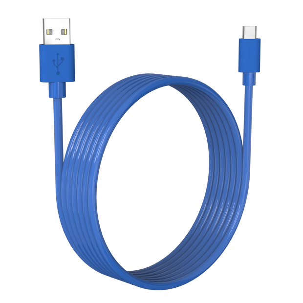 Type C Cable, Blue - 6 FT