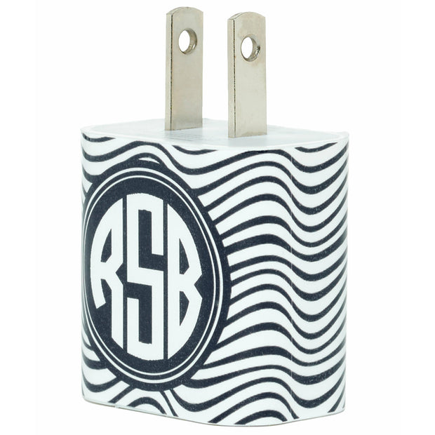Monogram Waves Phone Charger