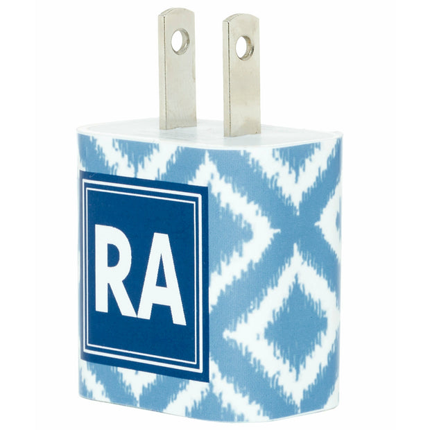 Monogram iKat Slate Phone Charger - Classy Chargers