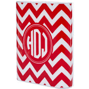 Monogram Red Chevron Power Bank - Classy Chargers