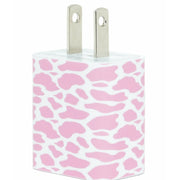 Pink Cow Phone Charger - Classy Chargers