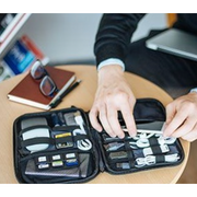 Travel Tech Bag -Steel Blue