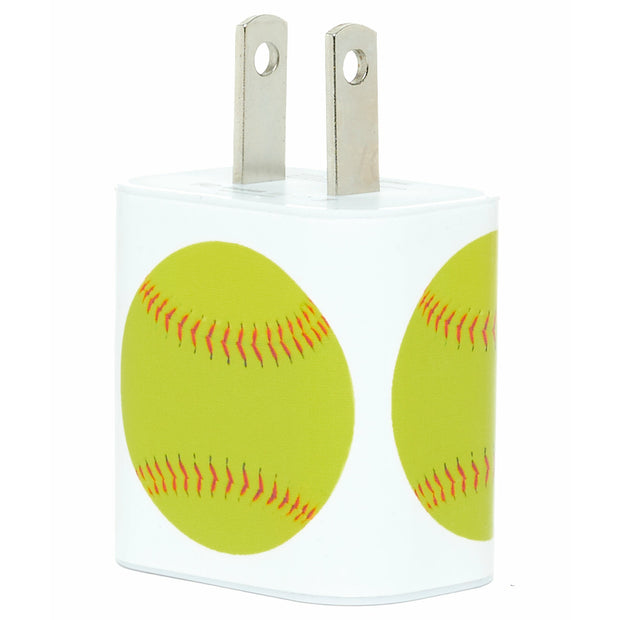 Softball Phone Charger - Classy Chargers