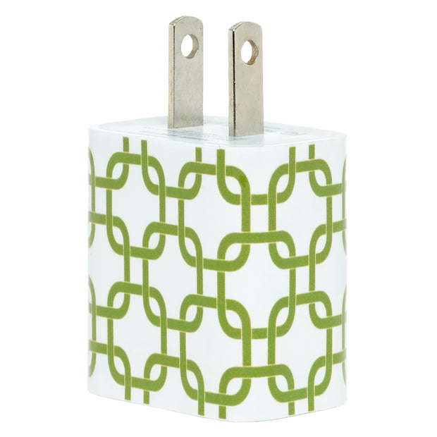 Green Chain Phone Charger - Classy Chargers