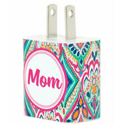 Mom Paisley Phone Charger