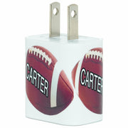 Monogram Football Time Phone Charger - Classy Chargers