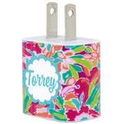 Monogram Lilly Me Phone Charger
