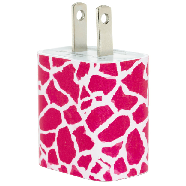 Pink Giraffe Phone Charge - Classy Chargers