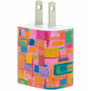 Pink Mosaic Phone Charger - Classy Chargers