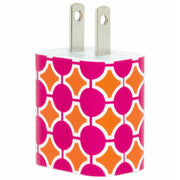 Pink Dots Phone Charger - Classy Chargers