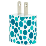 Teal Dot Phone Charger - Classy Chargers