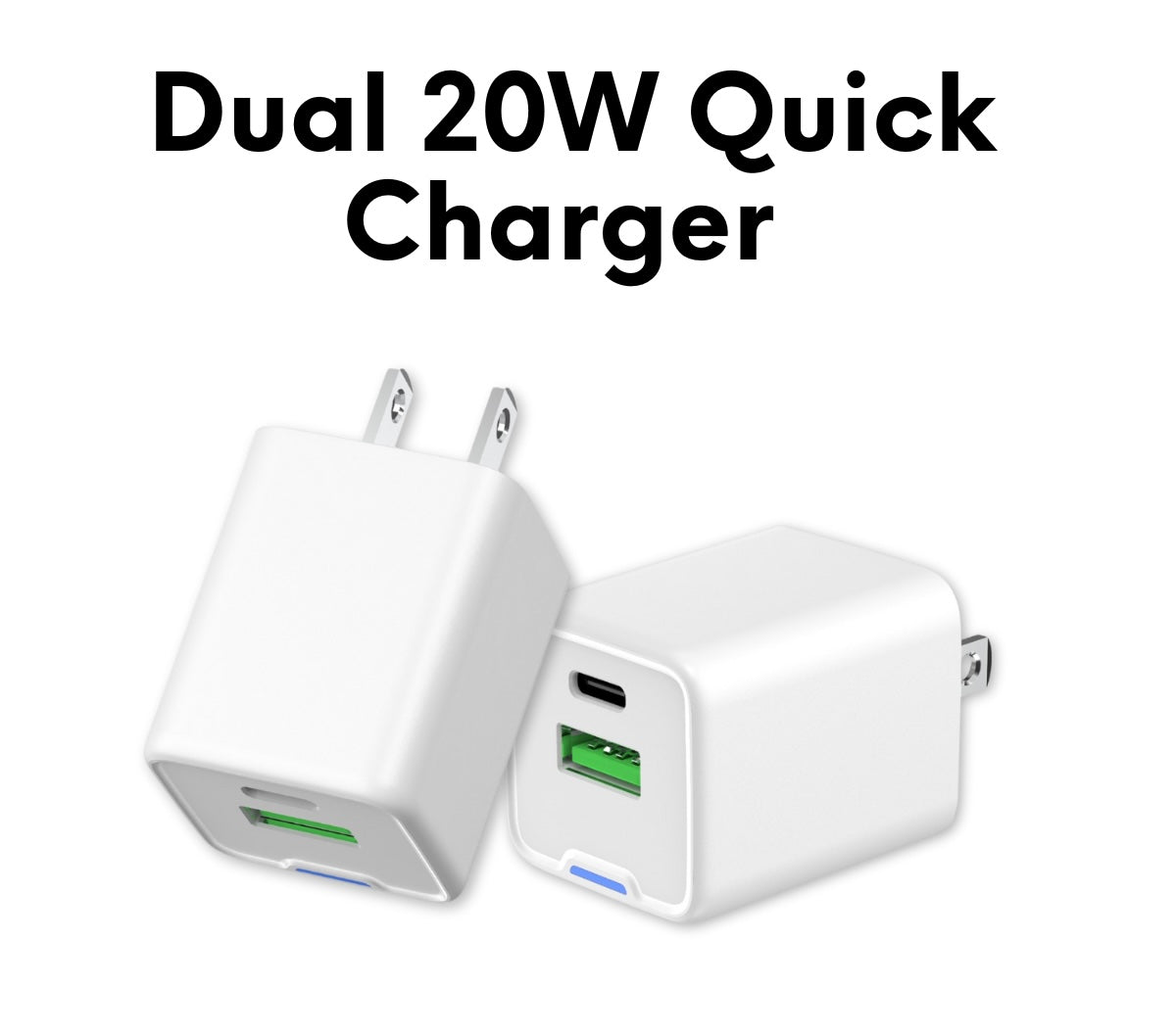 GaNFast Duo 20W Quick Charger